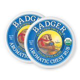 Badger Aromatique Poitrine bocal: application douce pour la poitrine et le cou.