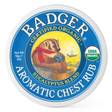 Badger Aromatique Poitrine Inhalation Vapeur: aide à inspirer plus sereinement.