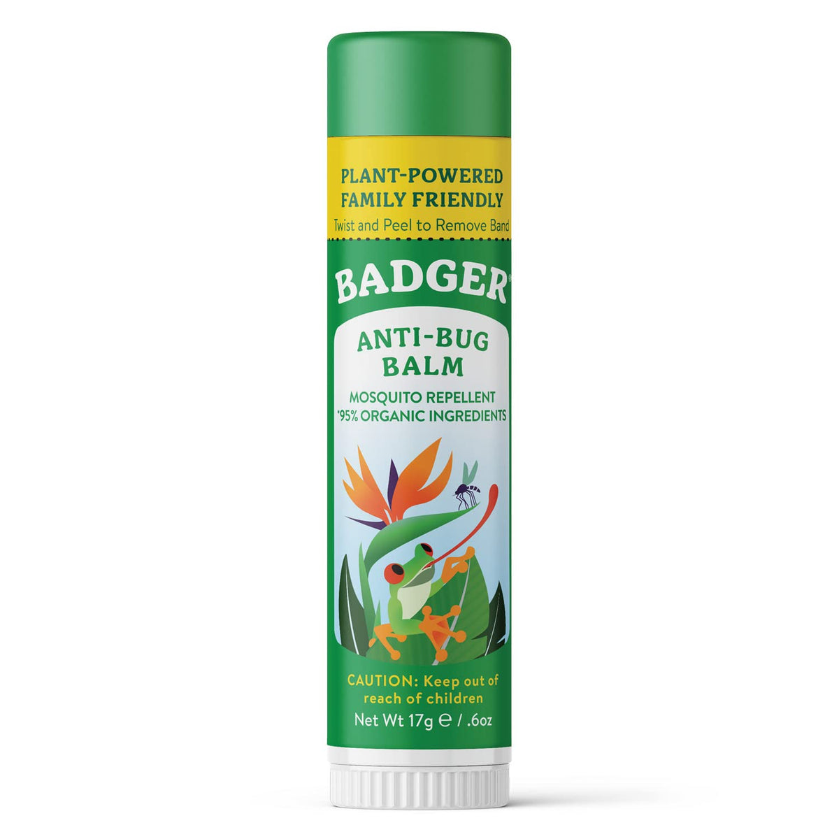 Badger baton anti-moustique citronnelle: protection extérieure pour toute la famille.
