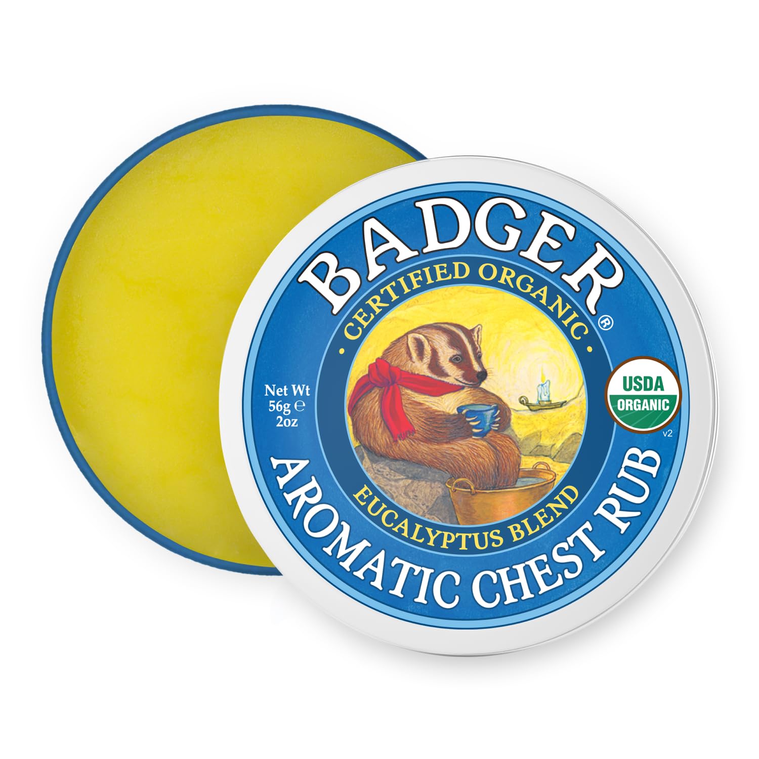 Badger baume-poitrine: bouteille rafraîchissante pour une respiration facilitée.