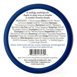 Badger baume-poitrine: texture onctueuse pour un massage apaisant.