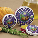 Ingrédients naturels et botaniques du baume Badger, soin sans additifs.