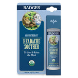 Badger Headache Soother format baton portable pratique à glisser dans la poche.