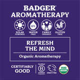 Badger Headache Soother lavande-eucalyptus-menthe procure une sensation rafraîchissante.