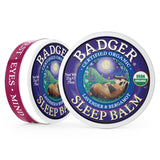Badger huile olive cire abeille, hydratation naturelle et douceur cutanée avant le sommeil.