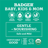 Routine du soir avec Badger Night Night, douceur après le bain