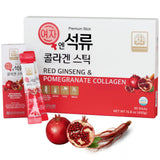 Baekje Geumsan bâtonnet collagène grenade, texture gélifiée pratique pour emporter