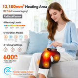 BAISEMAIN Massage thermique 4 modes: chaleur et vibrations variées pour détente
