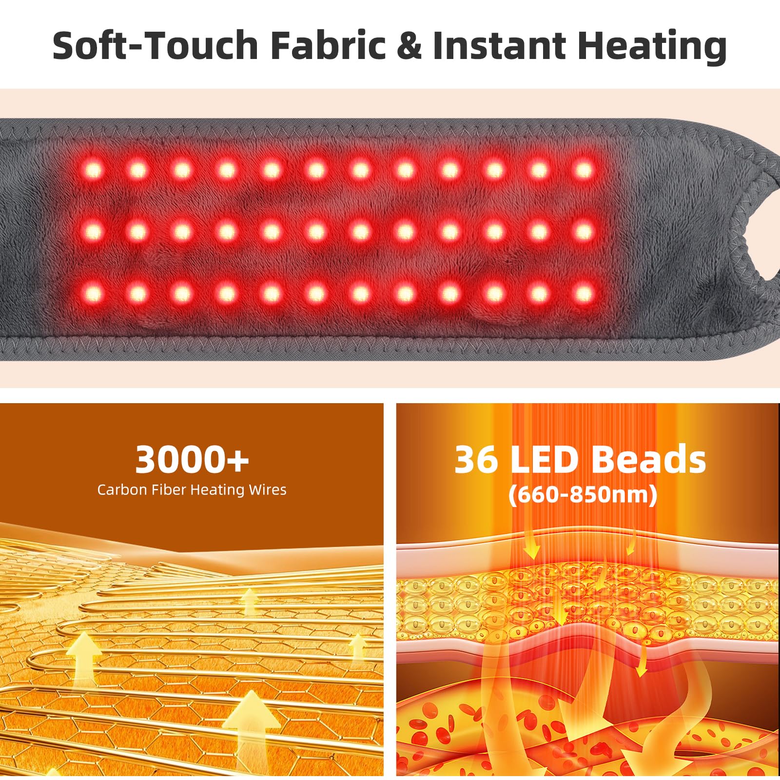 BAISEMAIN dispositif de stimulation thermique et vibration pour réconfort lors de longues journées.