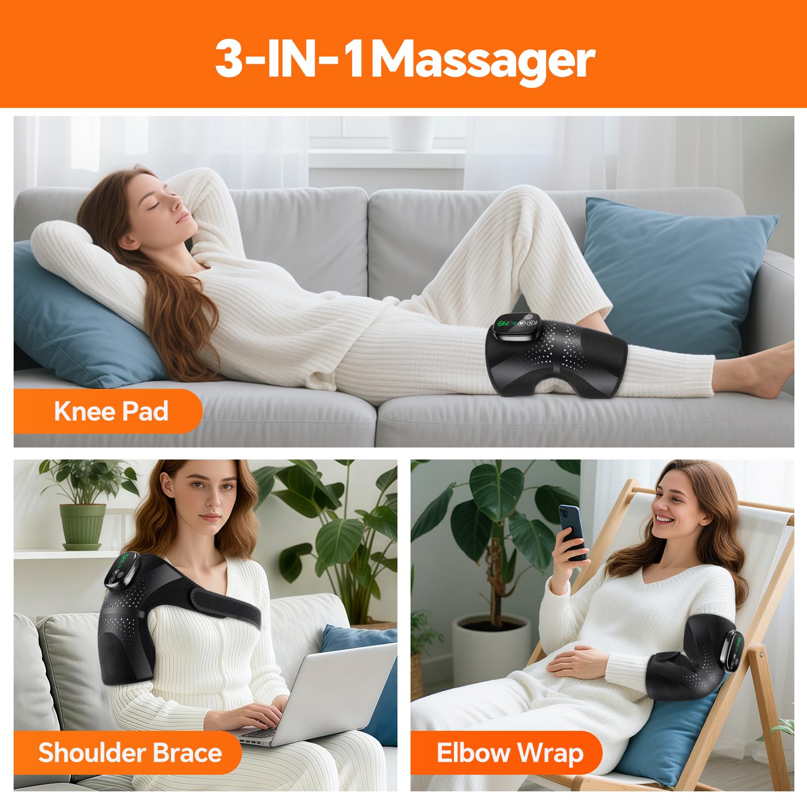BAISEMAIN Vibration Pulse Continu: thérapie vibratoire pour détente musculaire