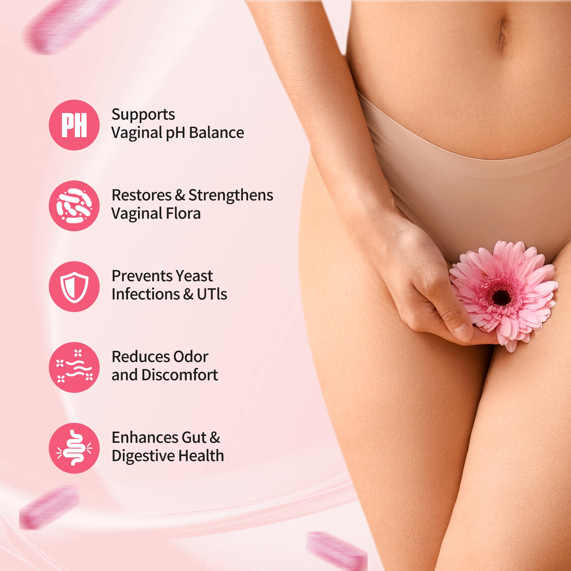 Bakakoul formule premium probiotiques vaginaux, sécurité