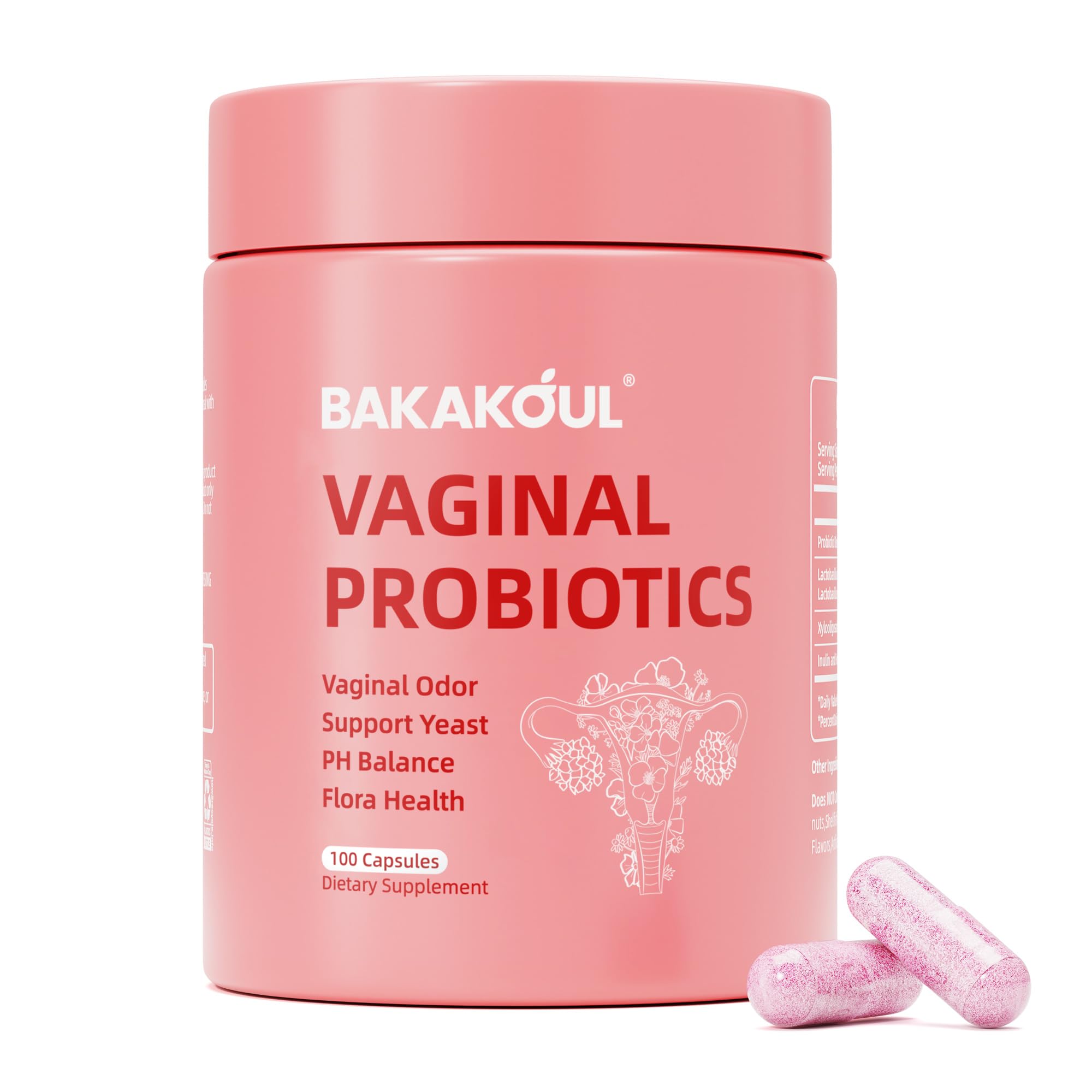 Bakakoul probiotique vaginal dans la bouteille, soutien potentiel à l équilibre du pH