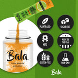 BALA emballage étiquettes citron vert, présentation pratique.