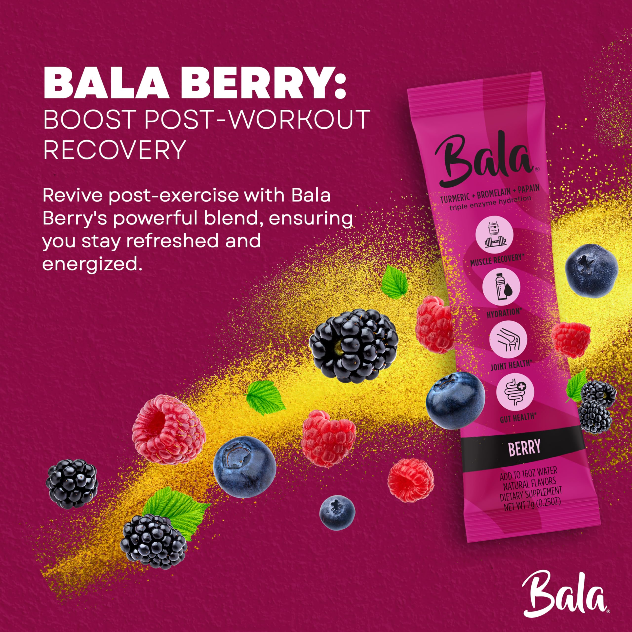BALA Enzyme Baie - doseuse, prise mesurée avec précision.
