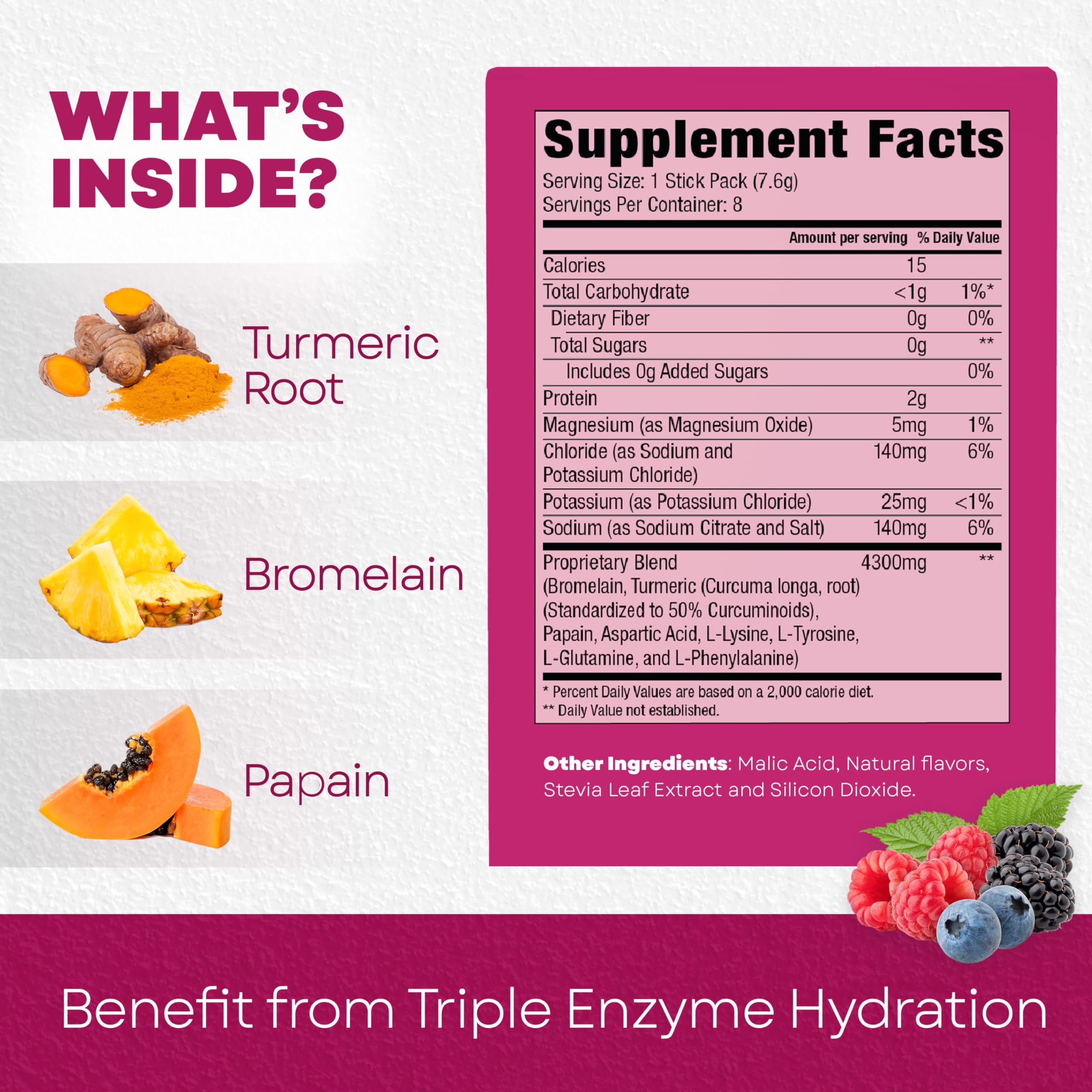 BALA Enzyme Baie - etiquette, informations claires sur le produit.