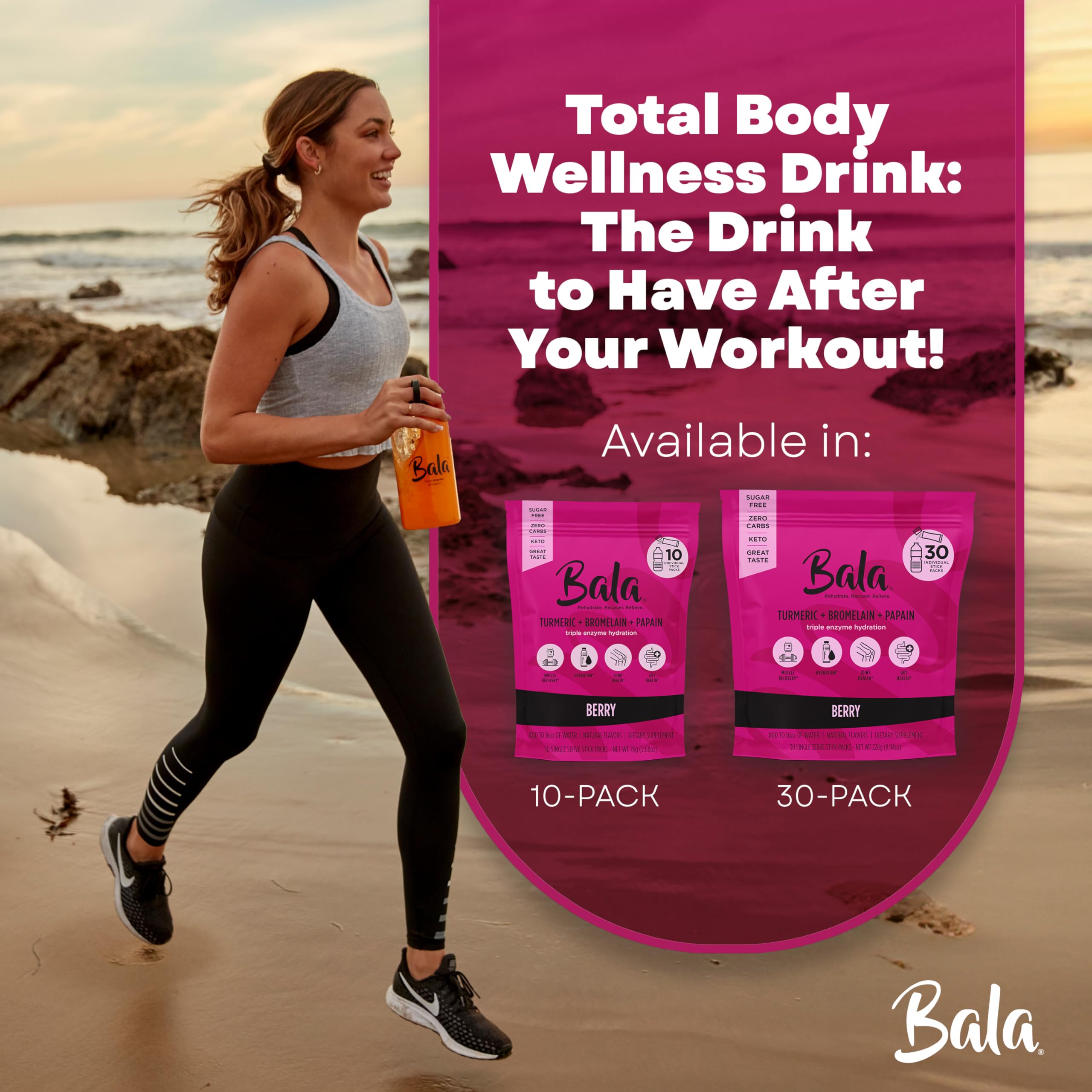 BALA Enzyme Baie - goût de baie, expérience sensorielle agréable.