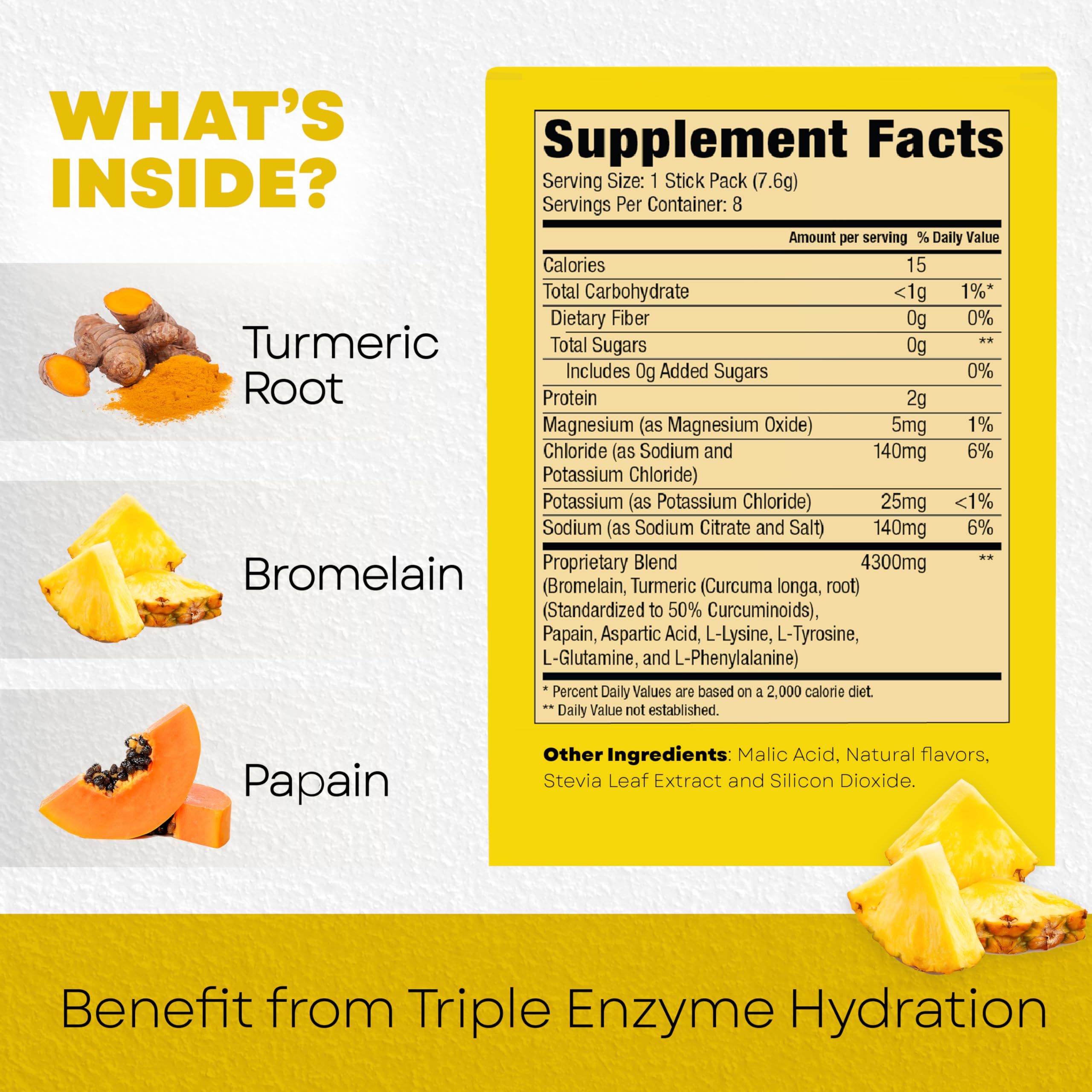 Bala Hydration Bromélaïne Sachet Individuel – pratique à emporter.