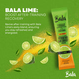 BALA sachets citron vert, portion pratique pour boisson sans sucre.