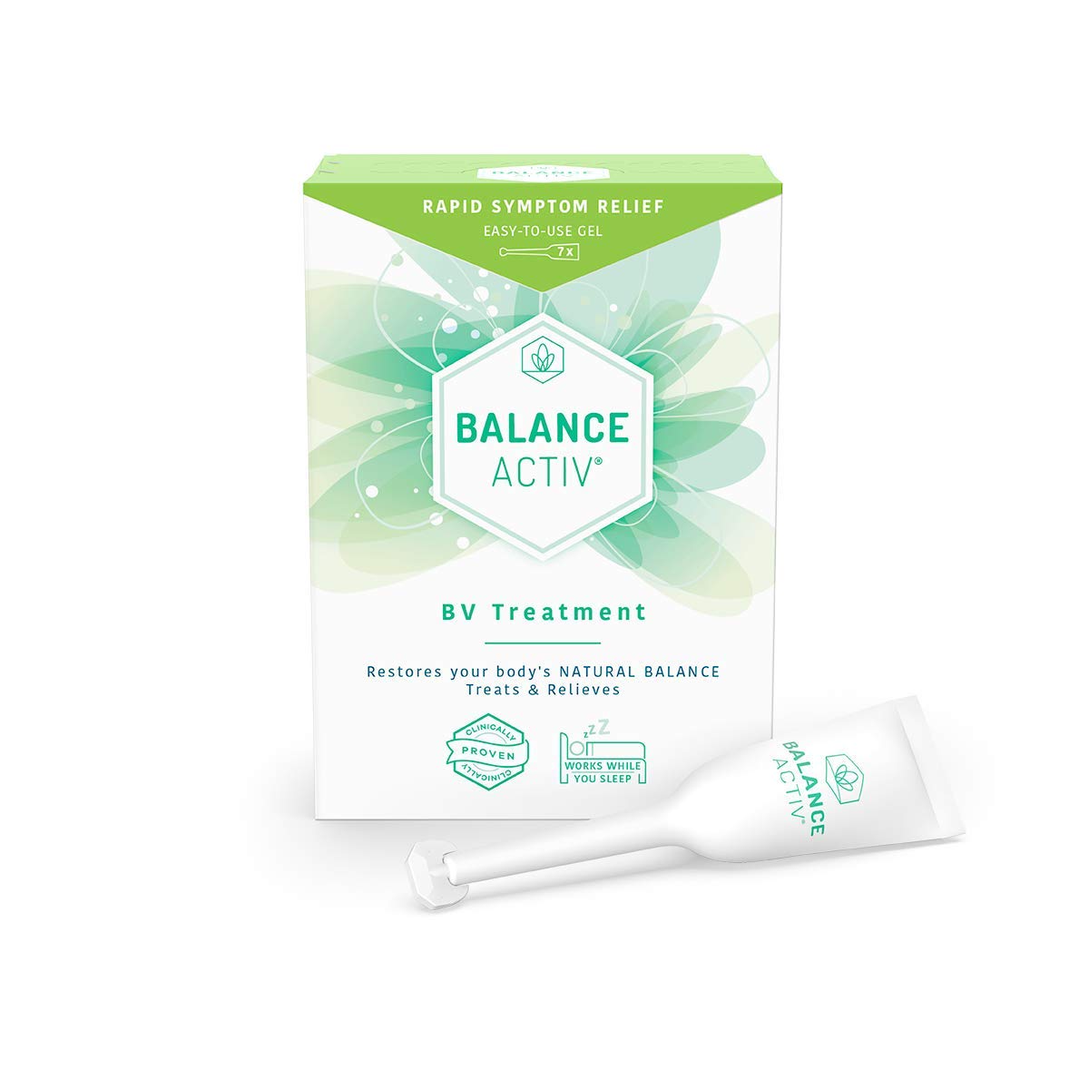 Balance Activ BV Gel, boîte 7 tubes pour une utilisation pratique et discrète.