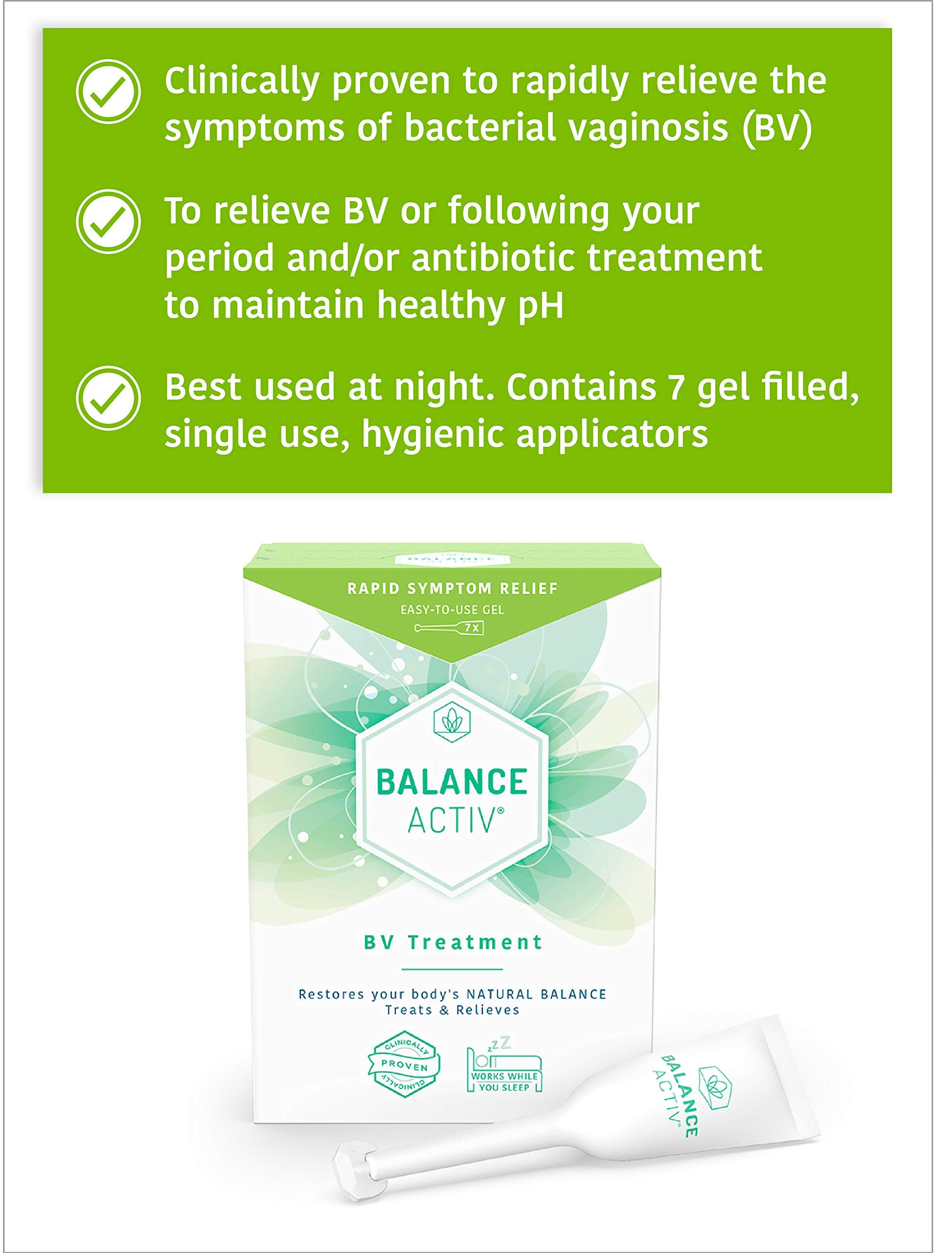Balance Activ BV Gel – Traitement BV, Gel vaginal sans antibiotique, B ...