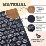 Balance Mate – drap coton doux sur le tapis pour toucher agréable.