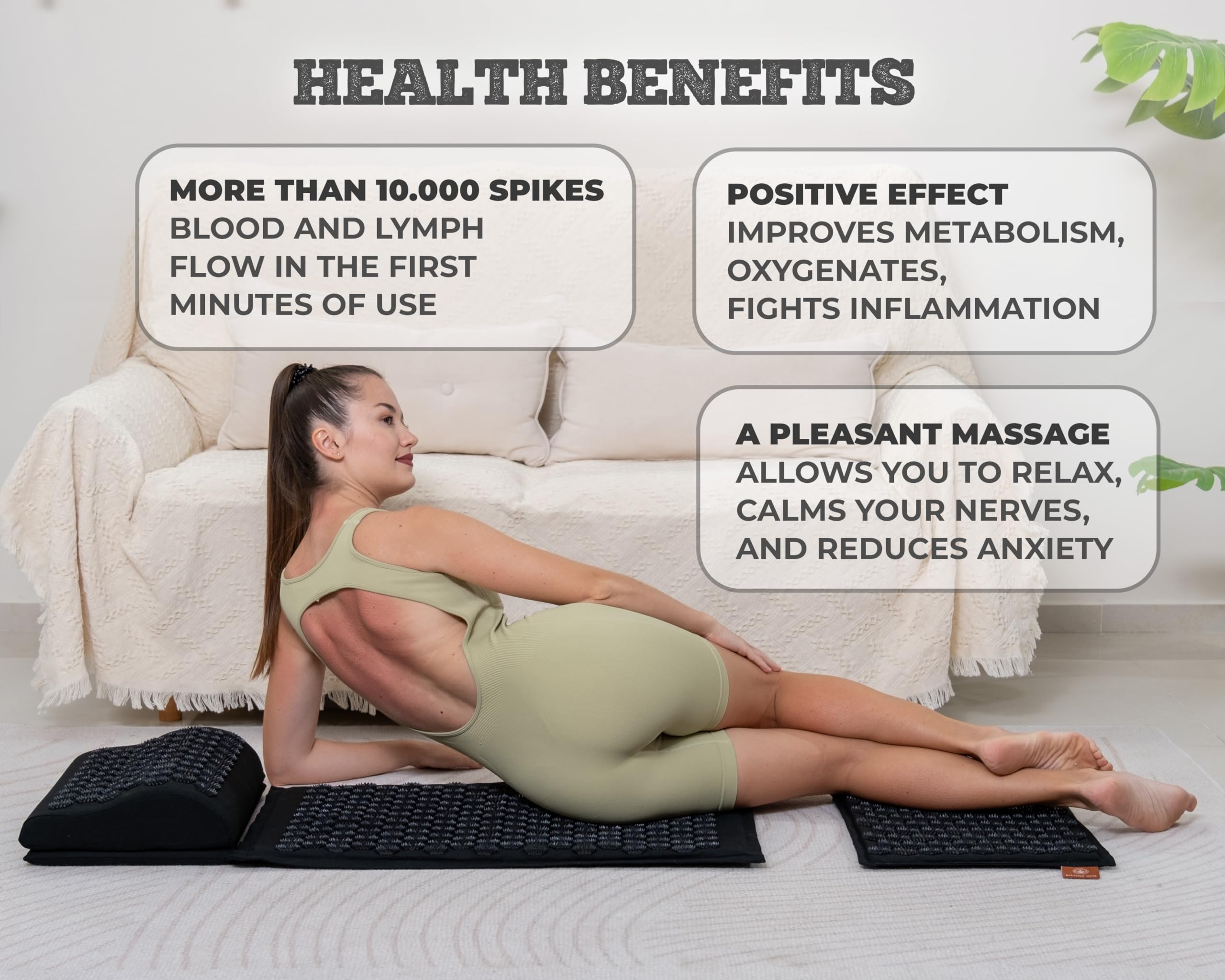 Balance Mate – pratique de yoga et méditation sur tapis dans espace calme.