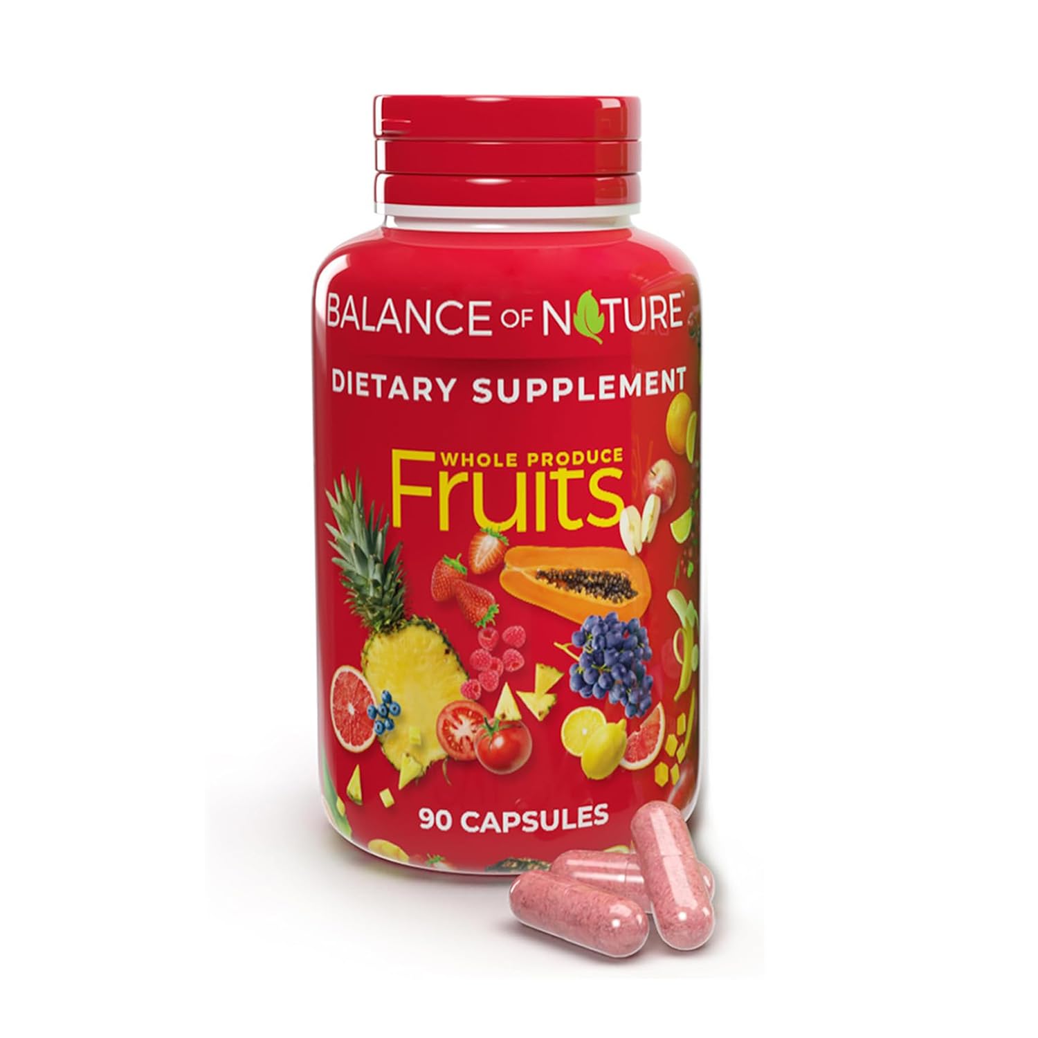 Balance of Nature Fruits – bouteille du supplément, intégration facile à votre routine quotidienne.