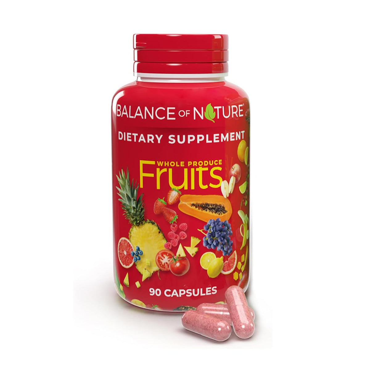Balance of Nature Fruits – bouteille du supplément, intégration facile à votre routine quotidienne.