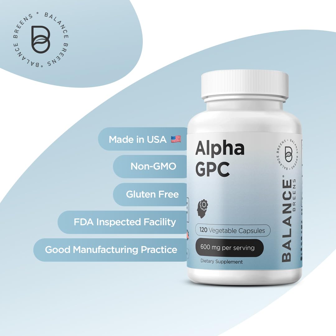 Balancebreens Alpha GPC – mémoires et clarté mentale améliorées possibles.