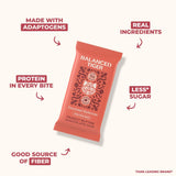 Balanced Tiger barre vegan ingrédients naturels : snack sain et éthique.