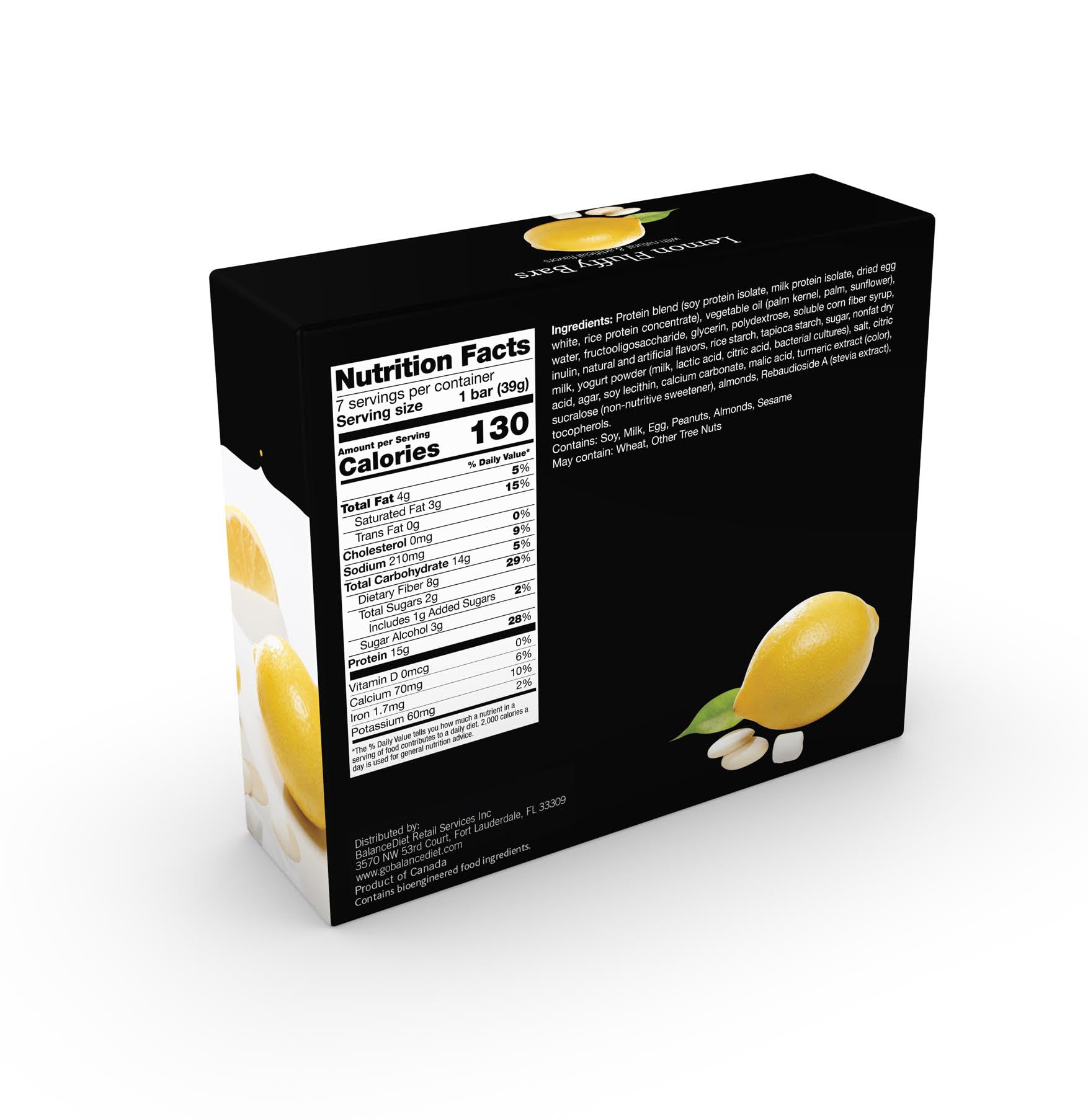 Goût citron-moelleux irrésistible pour snacker sain et faible en glucides.