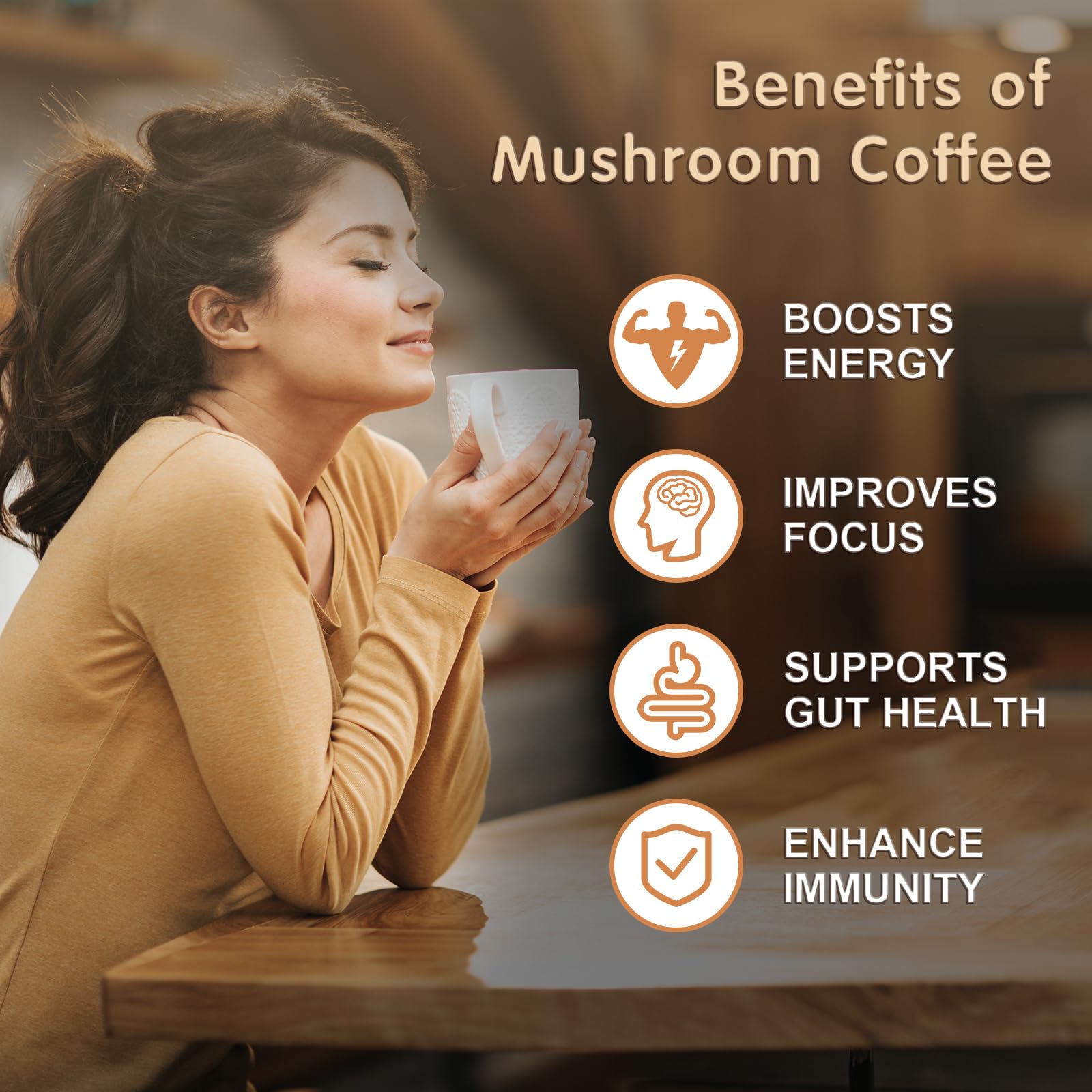 Balincer Café champignon Trametes versicolor, soutien digestif et confort intestinal