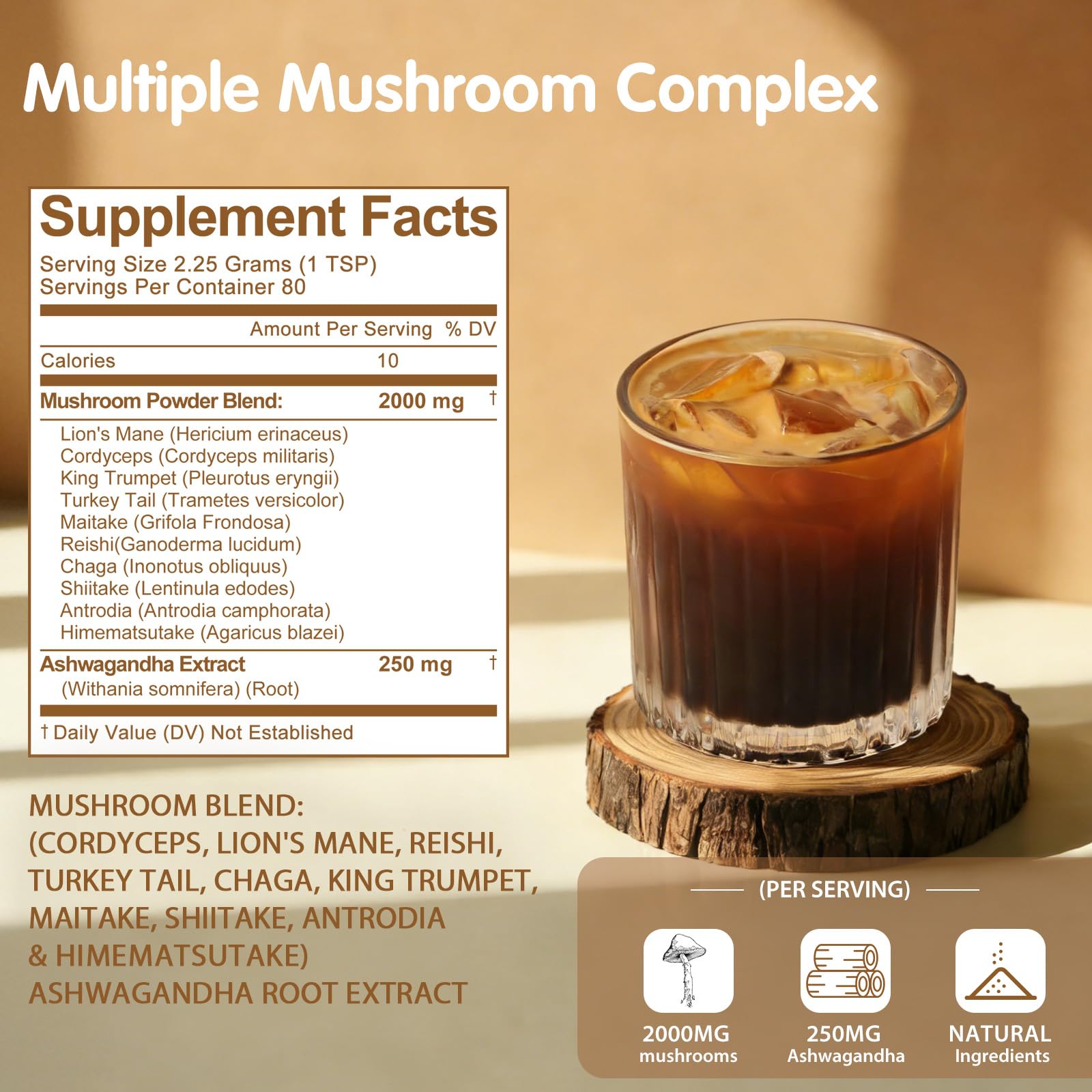 Balincer Poudre champignons doseur: mesurer facilement dans votre routine.