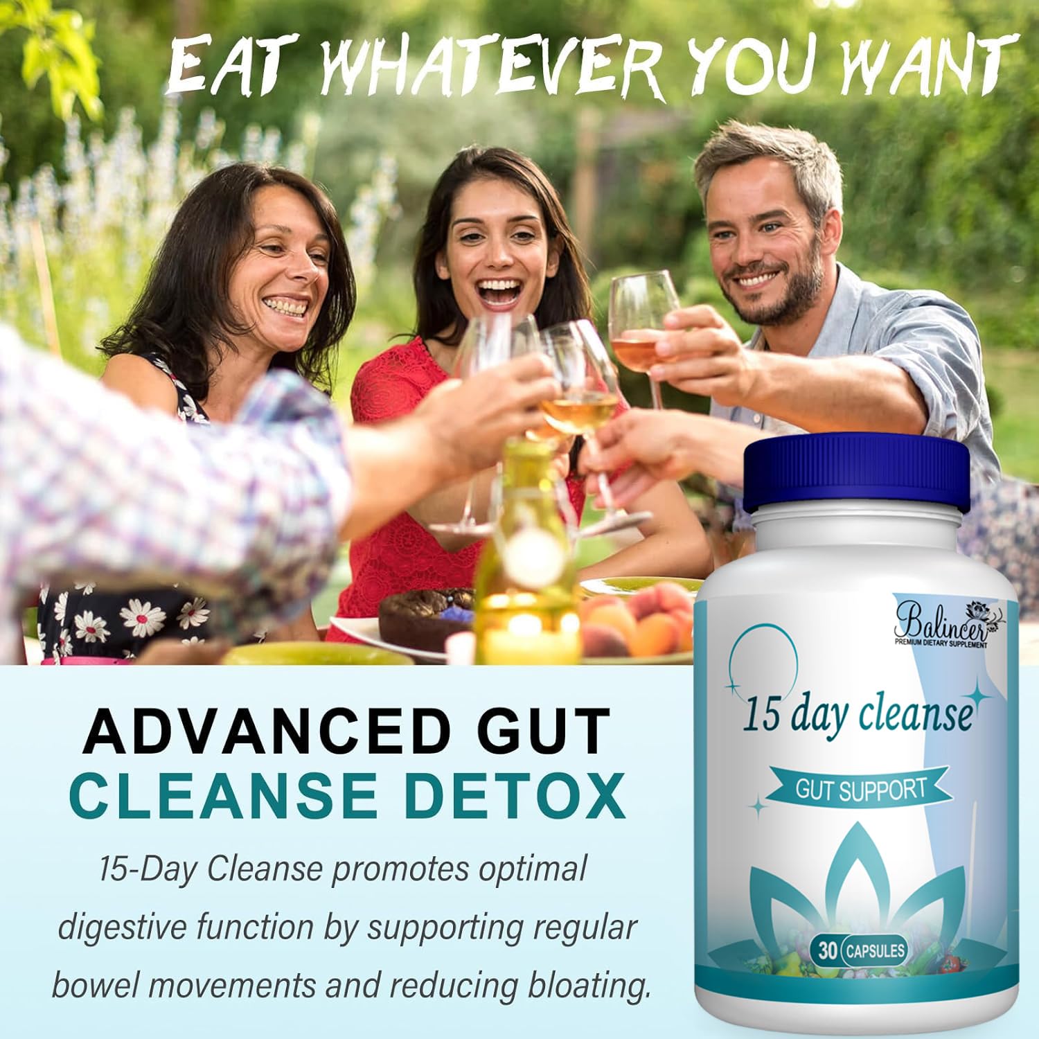 Balincer probiotiques digestion lactobacillus-acidophilus, soutien potentiel à l'absorption des nutriments.