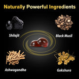 Balincer Pure Shilajit Gummies – emballage individuel pratique en déplacement.