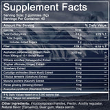 Balincer Pure Shilajit Gummies – gelules fraise, prise rapide et agréable.