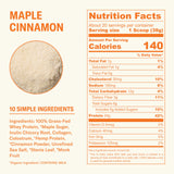 Sachet protéine Ballerina Farm saveur érable cannelle, pratique pour dose rapide