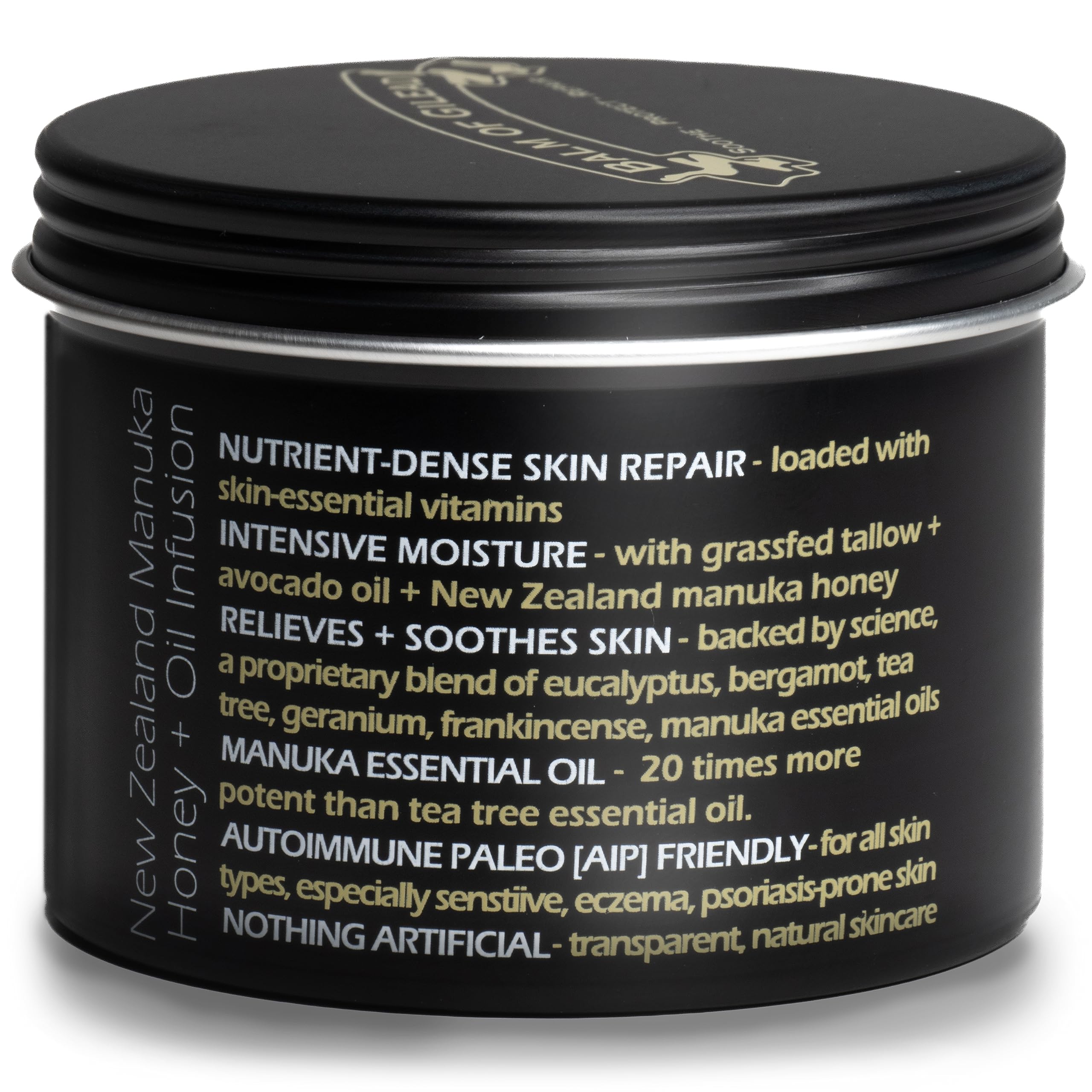 Texture crémeuse BALM OF GILEAD Manuka Eczema Honey Cream, pénètre rapidement.
