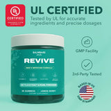 Biotine ajoutée Balmbare Revive, élément clé pour cheveux plus forts.
