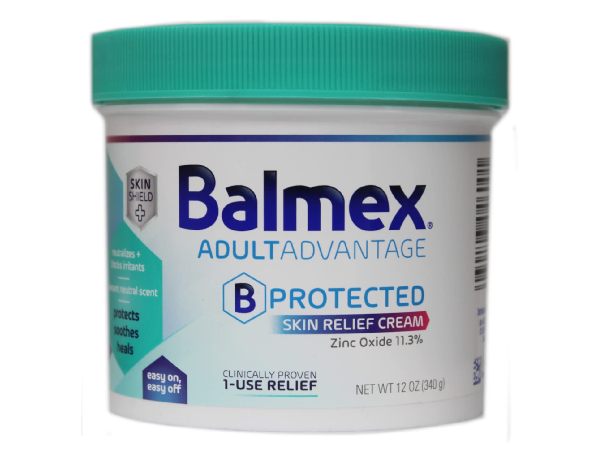 Balmex pack de deux crèmes, solution pratique pour irritations cutanées.