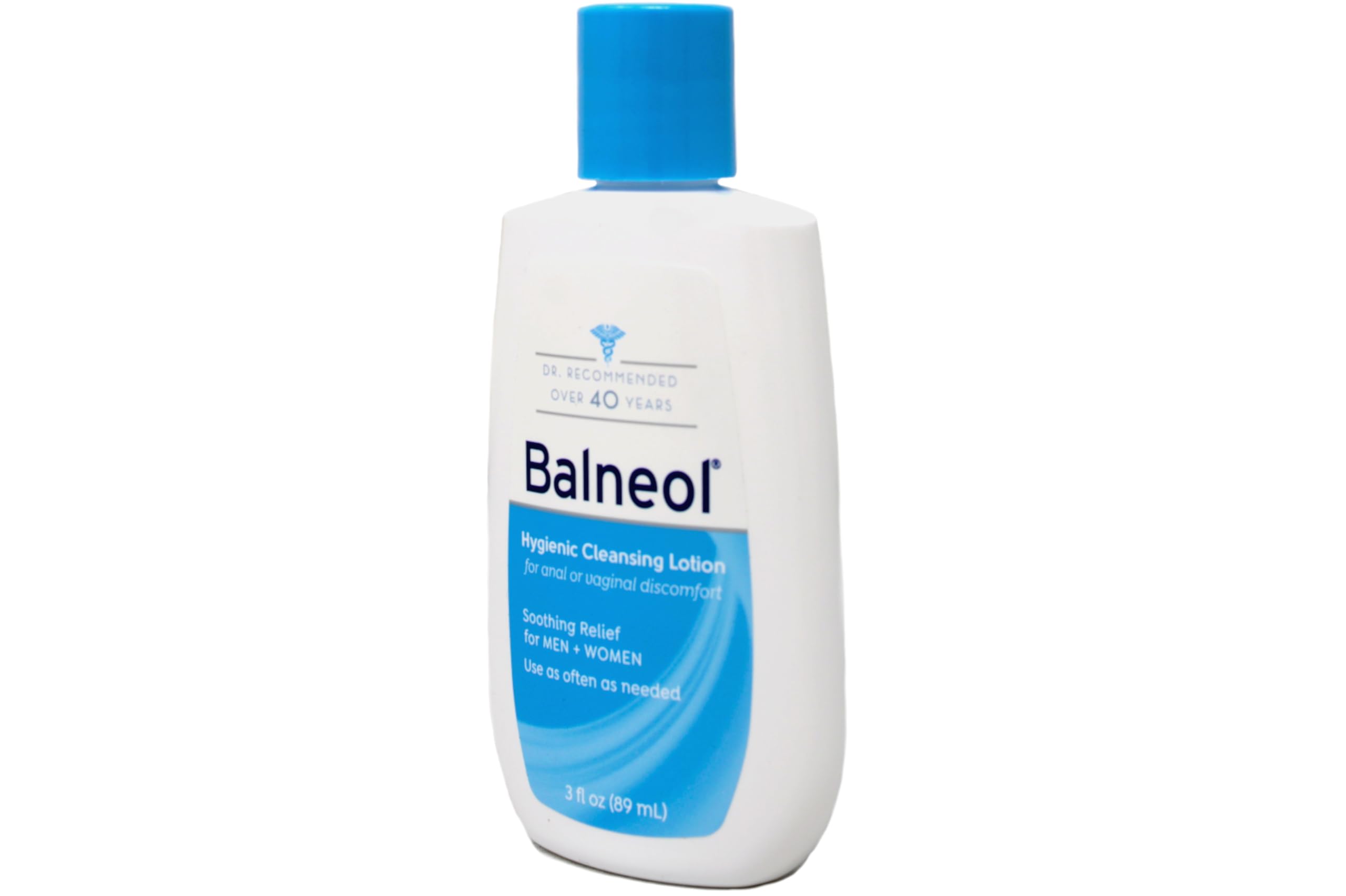 Balneol application-douce sur peau sensible pour nettoyer en douceur.