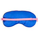 Ban.do Getaway masque yeux satin avec broderie texte chic