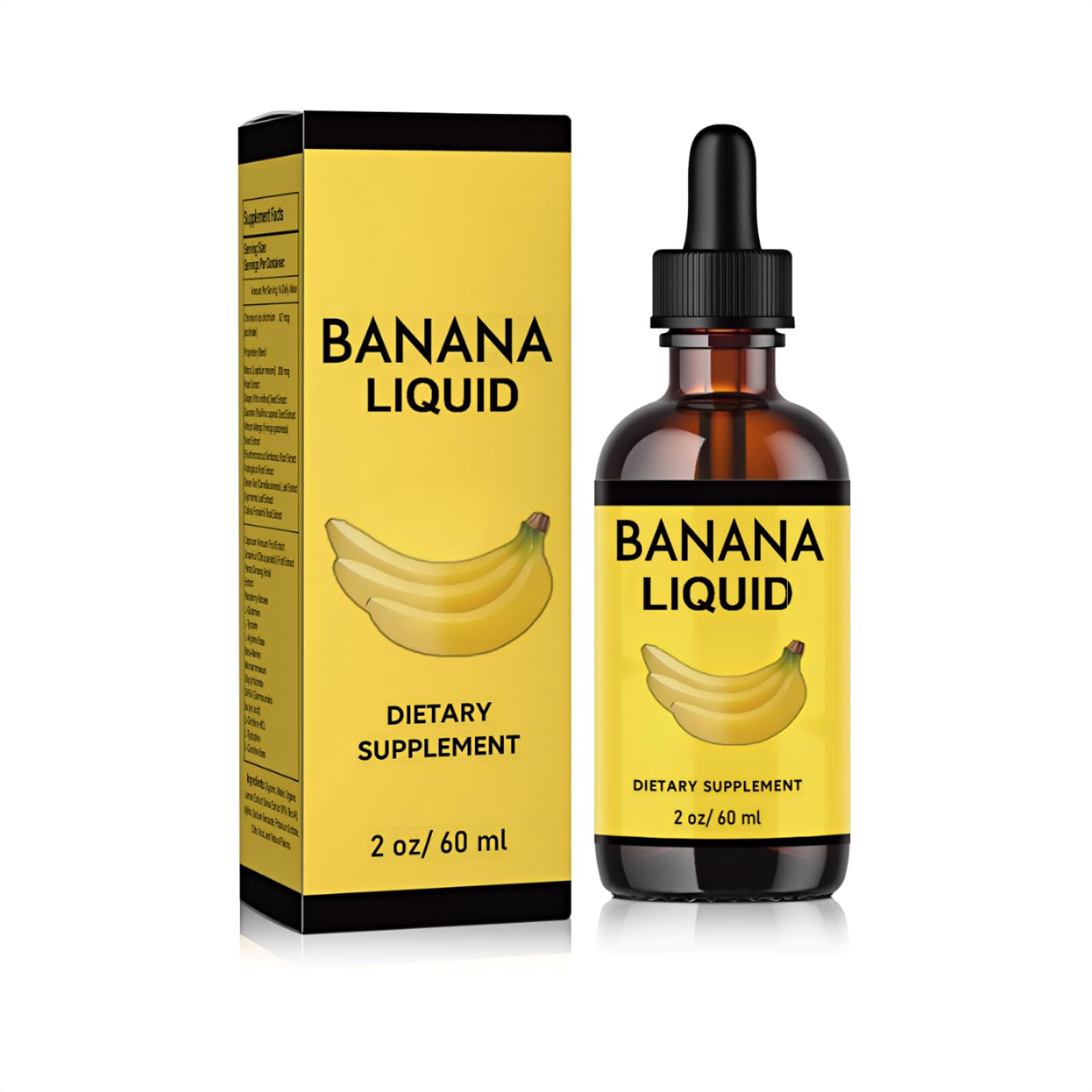Extrait de banane liquide Original – flacon gouttes pour une routine quotidienne