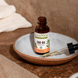 Emballage biologique Banyan Botanicals, traçabilité et durabilité mises en avant.