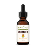 Banyan Botanicals Super Nasya Oil, flacon rose-santal, pour une routine aromatique apaisante.
