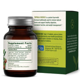 Banyan Botanicals Triphala Guggulu, estante produit, présentation soignée.