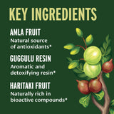 Banyan Botanicals Triphala Guggulu, tablettes vertes, forme naturelle et pratique.