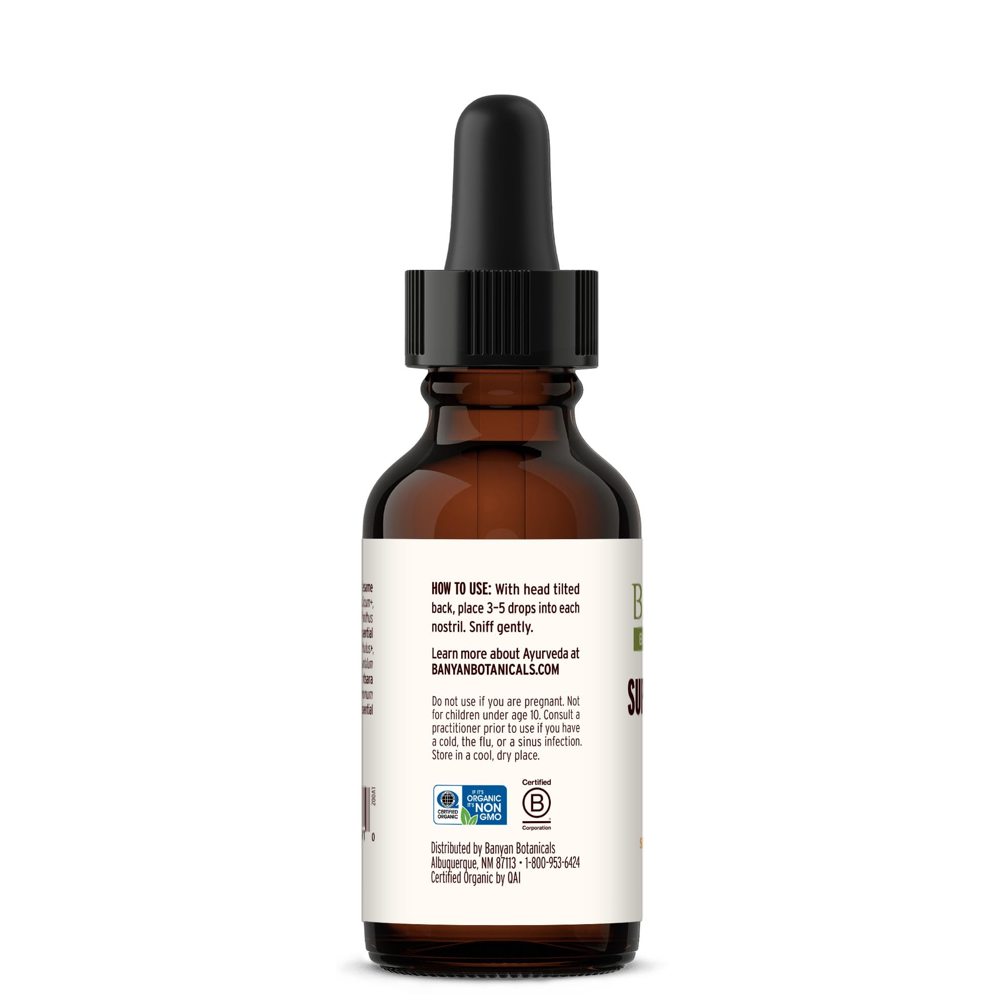 Visuel Rose Santal Banyan Botanicals, produit naturel non-GMO.