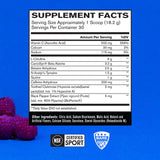 Flight Pre Workout Bare Performance Nutrition: poudre framboise bleue prête à mélanger.