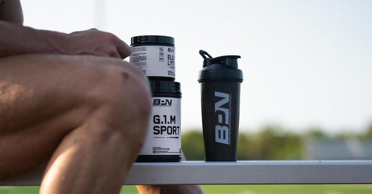 Avant l'entraînement, boisson BPN G1M prête à booster l'effort.